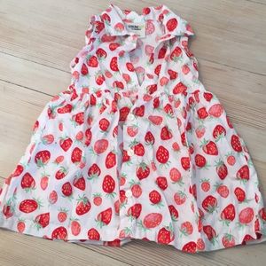 Toddler strawberry dress